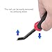 Gllehkt V Shaped Tire Nail Pullers Lifters Screwdriver Pullers Repair Tool Staple Lifters for Woodworking Auto Maintenance