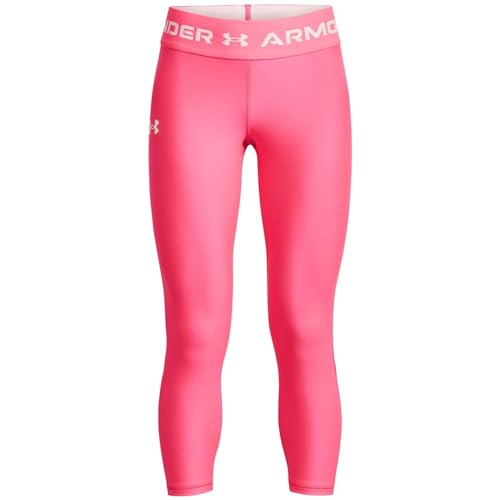 Image of Under Armour Kids Girl's Armour HeatGear Ankle Crop (Big Kids)
