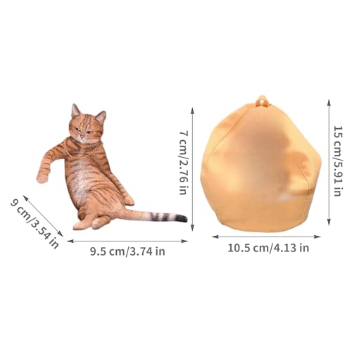 Figurine de chat avec canapé pour décoration de bureau et maison - 5
