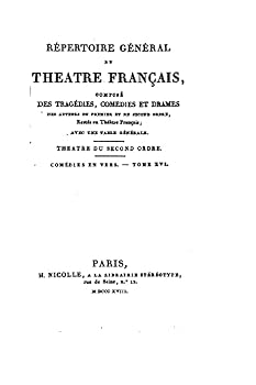 Paperback Répertoire général du Théâtre Français - Tome XVI [French] Book