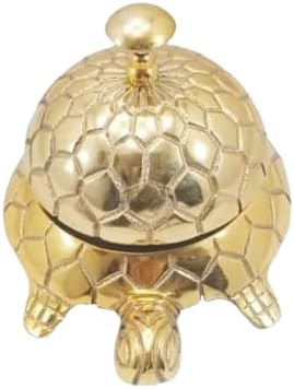 Tortoise Bell Desk Hotel Counter Reception Bell Nautical Gift for Home & Office Decor Celtic Ornate Turtle Design Calling Bell
