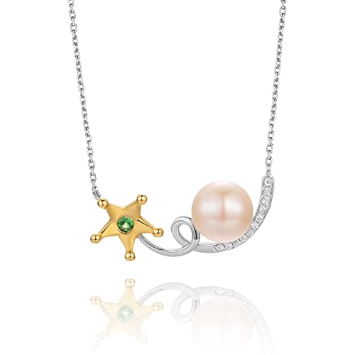 Collier chaîne pour femmes diamant or argenté 18 carats luxueux de taille