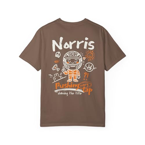 Lando Norris Chasing The Title Unisex T-Shirt – Playful Racing Graphic | Comfortable Everyday Fit2