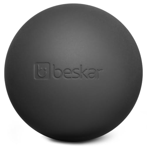 Massage Lacrosse Balls for Myofascial Release Trigger Point Therapy and Yoga Therapy Foot Massage Ball to Relieve Plantar Fasciitis Black