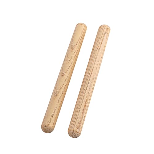 SWOOMEY 2個迷?小鼓棒装 高密木製リズムスティック ドラム練習用 軽量 持