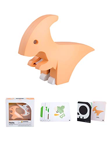 HALFTOYS Magnetic 3-D Puzzle Dinosaur Figures Toy Set for Kids & Family- para-Fine Motor Development
