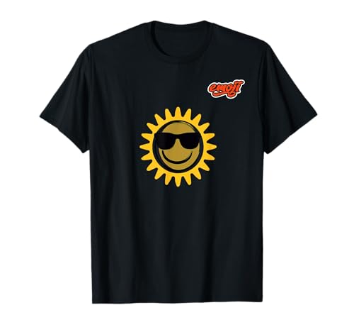 lunettes de soleil émoticône de soleil emojis T-Shirt