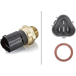 Interruptor Temperatura Ventilador Radiador HELLA 6ZT 007 800-111 Interruptor de temperatura, ventilador del radiador - 12V - Número de conexiones: 3 - Conector plano - atornillado - Salida doble/Contacto de cierre