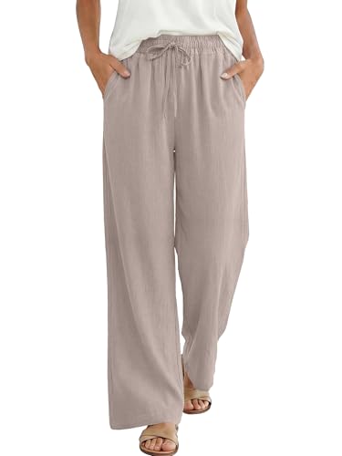 ANRABESS Women Wide Leg Palazzo Pants 2026 Summer Casual Loose