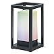 LEDVANCE SMART+ WIFI TABLE FRAME POWERBANK 20,3cm, dimmbares Windlicht, Aluminium-Gehäuse, Akku und Powerbank-Funktion integriert, RGB-Farbsteuerung, 5 W, 270 Lumen, warmweiß 3000 K, IP 44