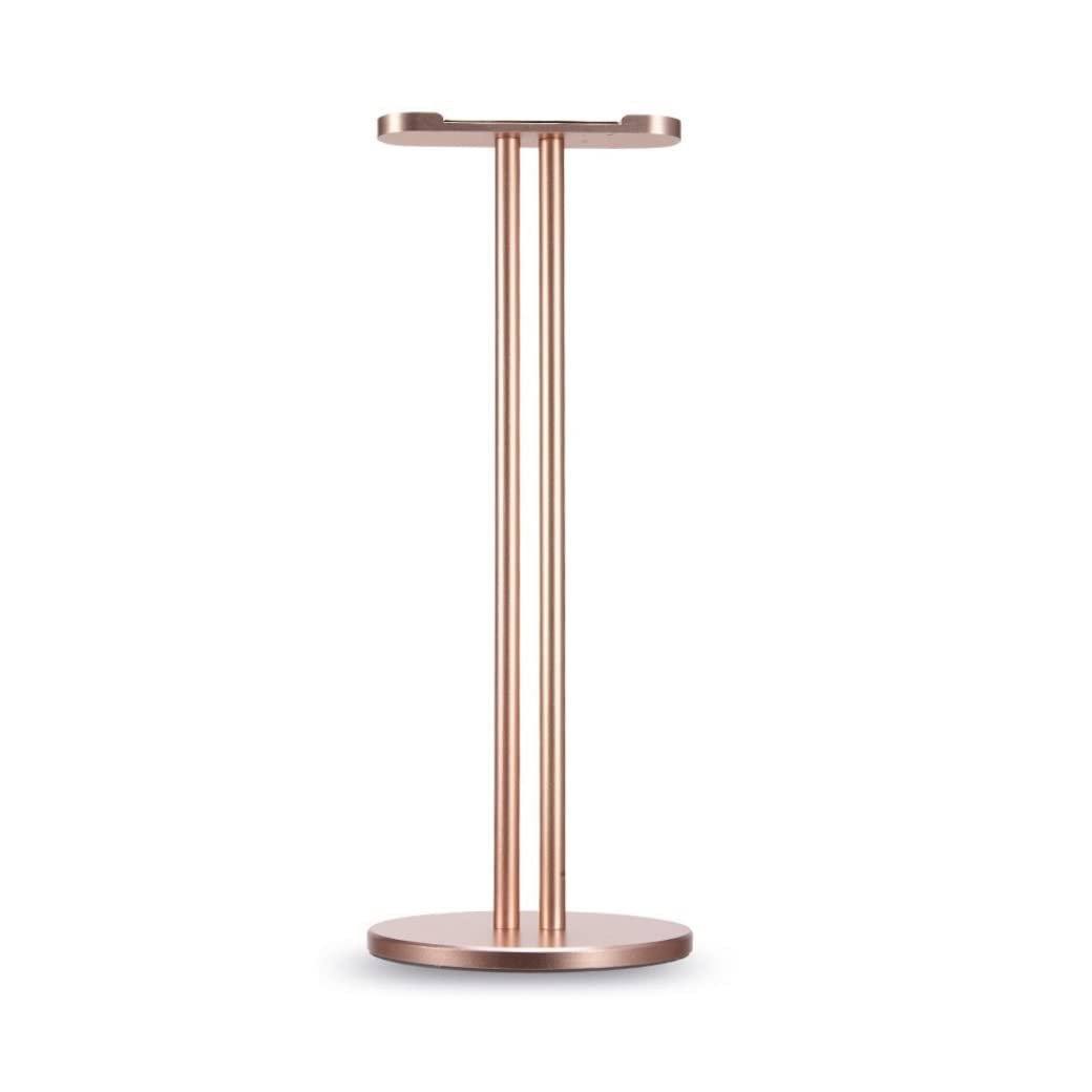 Supporto per cuffie in metallo, semplice display per giochi e ufficio domestico, robusto supporto per cuffie per scrivania o montaggio a parete, angolo regolabile, facile installazione