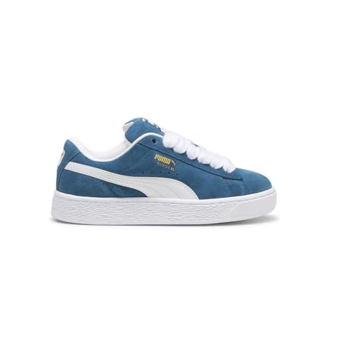 PUMA Kids Boys Suede XL Jr Lace Up Sneakers Shoes Casual - Blue - Size 4.5 M