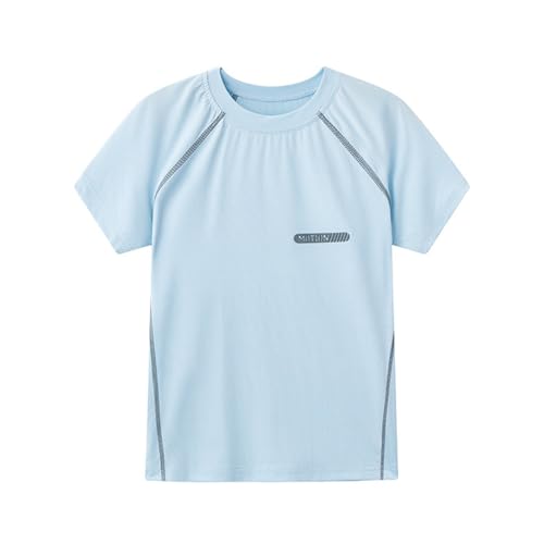 Boys Athletic Shirts Short Sleeve Performance Tee for Boy Girl Kids Youth Breathable Lightweight Quick 𝐃ry Kids Shirt