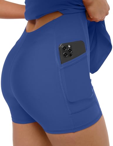 ReachMe Womens Tennis Dresses with Shorts Golf Outfits Athletic Dresses Active Workout Dress Activewear4