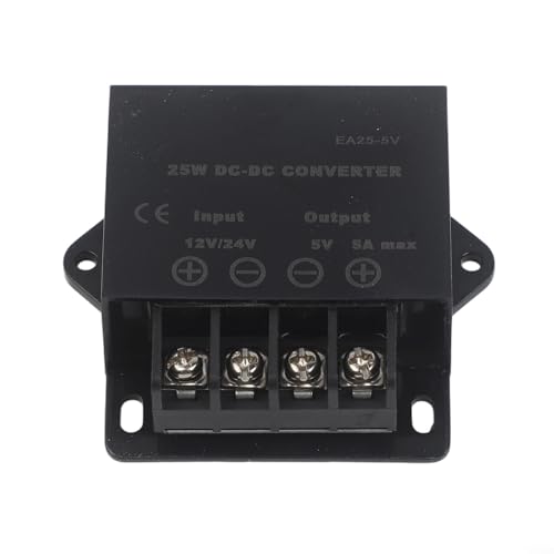 Módulo convertidor de 12 V 24 V a 5 V con múltiples versiones de corriente de salida y protección térmica de alta eficiencia para señalización ferroviaria y uso eléctrico (5 A)