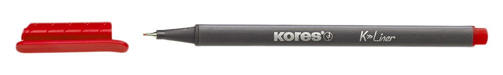 Kores FL28103 Fineliner Pen 0.4 mm Red
