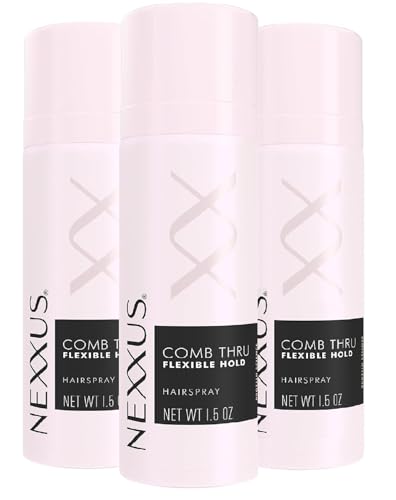 Nexxus Comb Thru Finishing Mist Hair Spray, Volume Spray, Hair Mist, Lightweight Hairspray 1.5 Ounce (Pack Of 3 Packaging may vary)