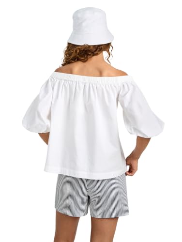Camiseta de mujer Trina Turk con manga 3/4 abullonada y escote al hombro miniatura 4