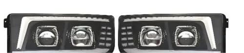 Mtuqvma Faro Delantero Coche 1 Faro LED Completo Para Camión 24 V Para Benz Actros MP1 AXOR(LEFT 1pcs Actros MP1b)