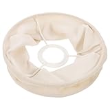 Aspect naturel et chaleureux : confectionné en tissu et en fer, cet abat-jour imite le lin pour une ambiance cosy et apporte une touche d'élégance à toute lampe de chevet. abat-jour rond de rechange