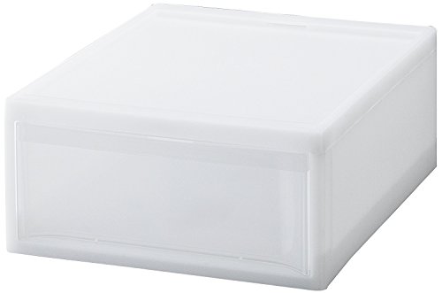 ?? Squirrel Storage Case, Drawer, A4, Letter Case, White, M, Width 11.2 x Depth 14.0 x Height 5.4 inches (28.3 x 35.5 x 13.9 cm), Made in Japan