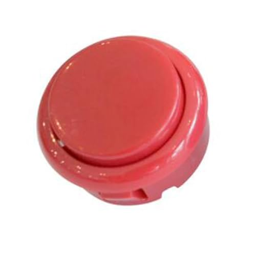 Bouton interrupteur arcade 30mm rouge à haute réactivité réplique SANWA OBSF-30 pack de 10