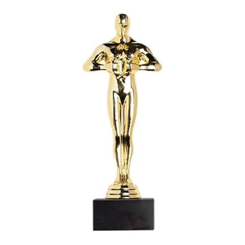 Gold Oscar Trophy with Marble Base Cover