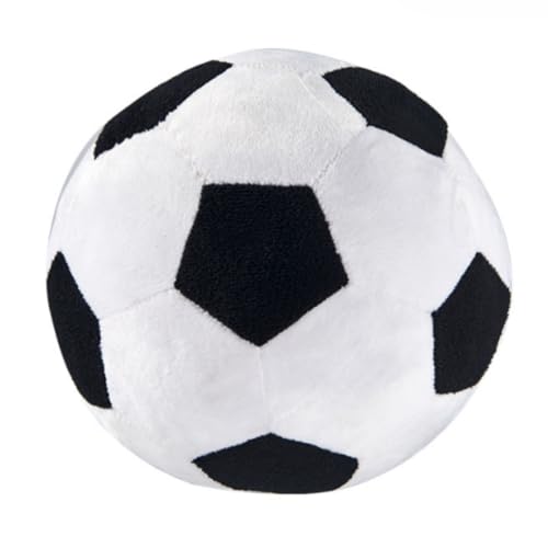OPHRBU Soccer Ball Sports Pillow Fluffy Soft Throw Pillow Toy, 9' Orbicular Durable Sport Soccer...