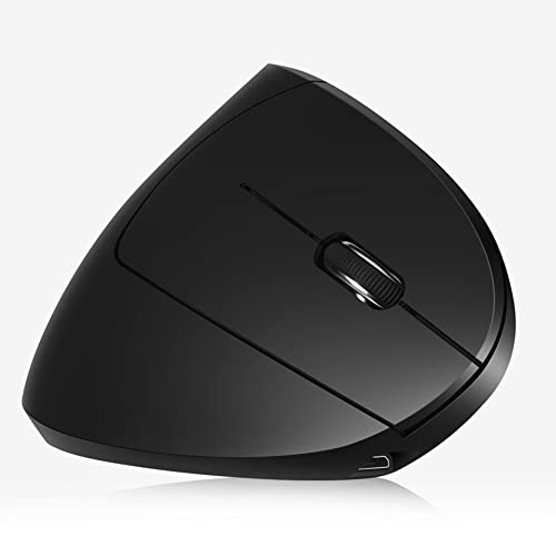 Ratón ergonómico vertical inalámbrico 2.4G con DPI ajustable y batería recargable 8