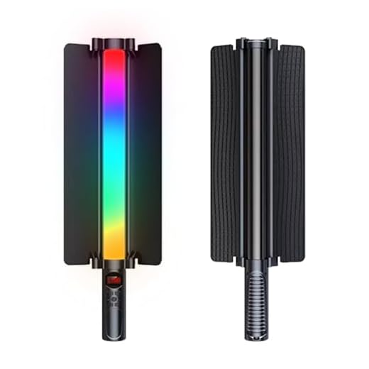 Luz de Preenchimento LED com 12 Efeitos,114 LEDs,Alcance de 10 Metros,Bastão de Luz LED RGB Portátil para Vídeo e Difusor 3D de Colmeia,Dupla Temperatura de Cor e Controle de Brilho,Youtubers.