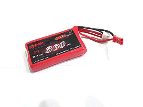Amazon.co.jp: Kypom K6 11.1V 360mAh 35C70C リポ バッテリー : おもちゃ