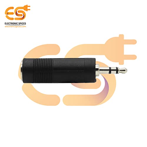 Image of Electronic Spices Mono 3.5mm male to 6.35mm female audio connectors pack of 20pcs