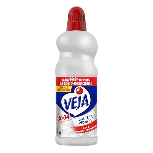 Veja Limpador para Limpeza Pesada Cloro Ativo 2 em 1 - 1L