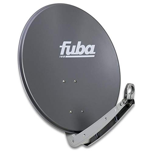 Fuba Digital Sat-Anlage 4 Teilnehmer | Sat Komplettset - Premium Aluminium Sat Schüssel Fuba DAA 650 in Wunschfarbe + DEK 417 Quad LNB 4 Teilnehmer 8K, 4K, UHD, HDTV und 3D-kompatibel