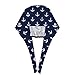 Unisex Nautical Anchor Navy Working Cap Elastic Surgical Cap Fashion Turban Caps for Chef, Athletic