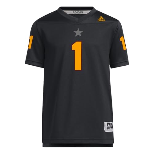 adidas Kids Boys Graph V Neck Short Sleeve Replica Jersey Football Casual - Black