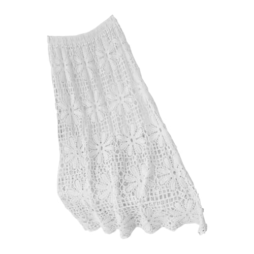 Jupe maxi en tricot au crochet fluide et légère pour sublimer les silhouettes rondes