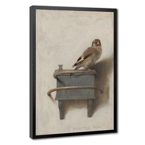 The Goldfinch reproduction de tableau contre les murs vides dans un bureau ou un salon