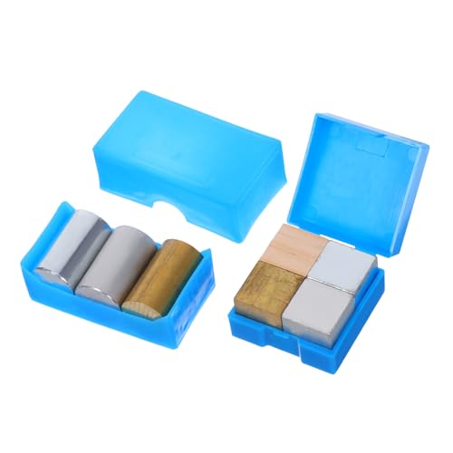 ULTECHNOVO 7piezas Kit Metálicos y Cilindros De Cobre Hierro y Aluminio Para Estudios De Densidad Herramienta Educativa Versátil Para Laboratorios Escolares y Aprendizaje Científico
