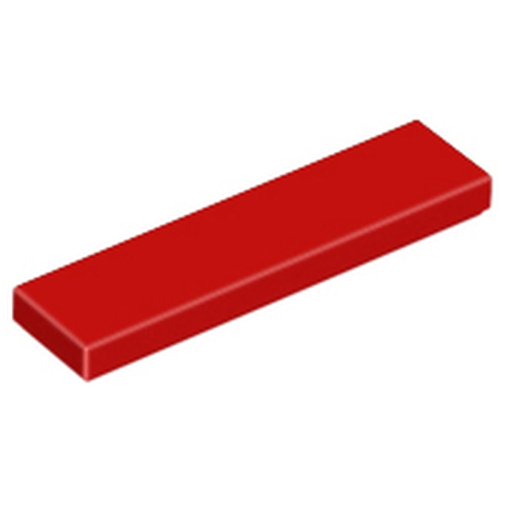 LEGO Part Tile 1 x 4, Part 2431 (Red, 10, count) — image 1