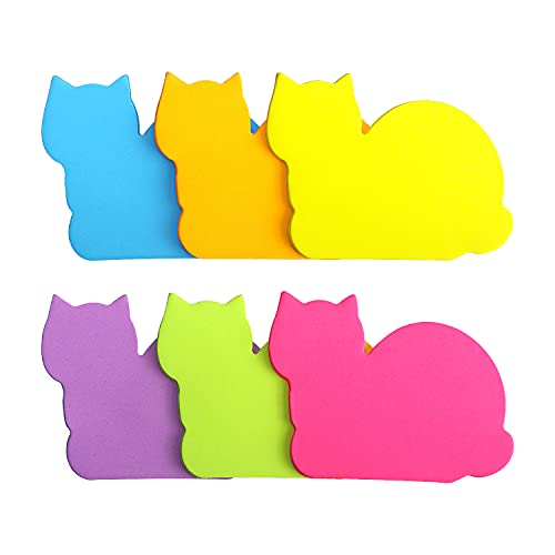 SIMONA Cute Cat Sticky Notes 6 Pads...
