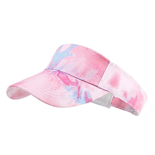 Image of HH HOFNEN Sports Sun Visor Hats Cotton Twill Ball Adjustable Sun Caps for Men Women