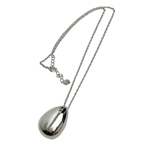 Simple smooth water drop pendant neck chain ornament eye catching neck accessories