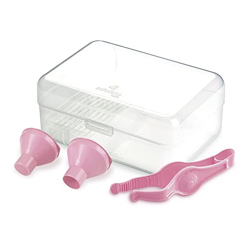 Kit Esterilizador de Mamadeiras, Adoleta Bebê, Rosa