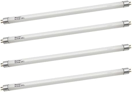 Stoents 4 x 8W 8 Watt 12 Inch 12" T5 Bug Zapper Insect Attracting Lamp UVA Replacement Tube Bulbs for 16W Electric Fly Killer Incl Starters