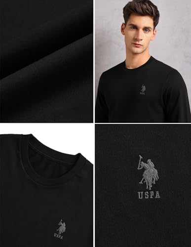 Image of U.S. Polo ASSN. Men's OEE14 Comfort Fit Solid Lounge T-Shirt