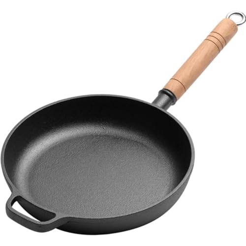 TAYOA フライパン 鉄鋳物製鍋 23cm 25cm 27cm 29cm IH ガス対応, 焦げ付かない 最高の耐久性 高温対応 耐久 食器洗機対応 手入れが簡単 有害物質を含まない (29cm,単鍋)