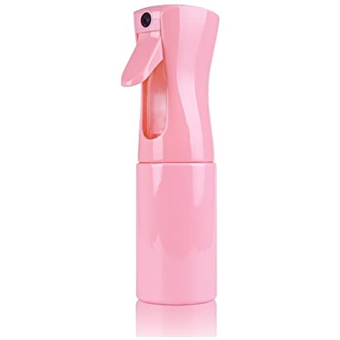 Spray Bottle, RBEIK Empty Continuous Ultra Fine Mist Water Spray Bottle for Hair Styling, Facial Mister, Plants, Cleaning (Pink, 200ml) Cover