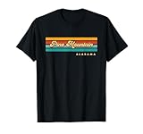Vintage Sunset Stripes Pine Mountain, Alabama T-Shirt