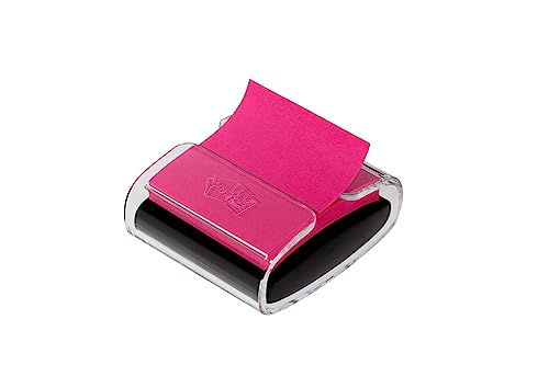 Post-It Pop-up Notes Dispenser, 3x3 in, Black Base Clear Top, Pack Includes a 45-Sheet Pad (WD-330-BK) (Pack of 6) - image 4